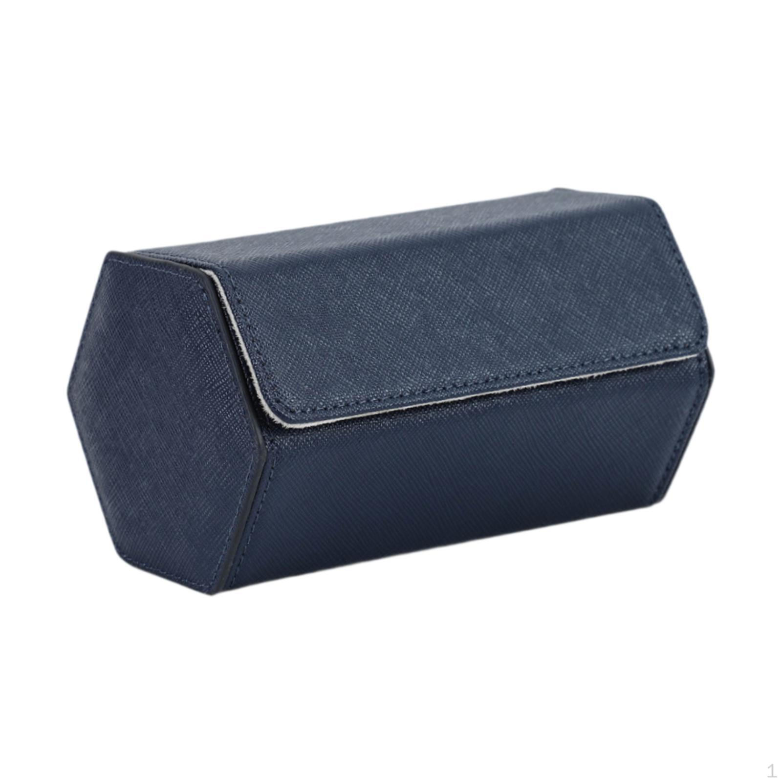 

Коробка для часов с 2 отделениями, практичная, устойчивая, из искусственной кожи, держатель для ювелирных изделий, футляр для часов