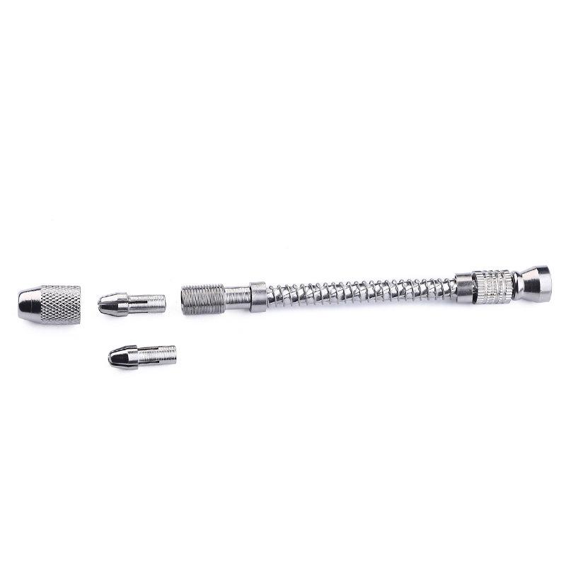 Wenwan Semi-Automatic Hand-Twist Drill with 20 Mini Twist Bits for Carving and Punching Nuts
