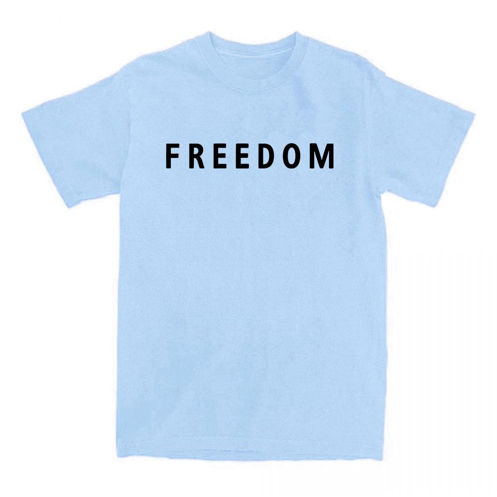 Svoboda Charlie Kirk Tričko Bavlna Volné Ležérní Dámské/Pánské Trička Unisex Streetwear Amerika Americká Móda Dámská Trička