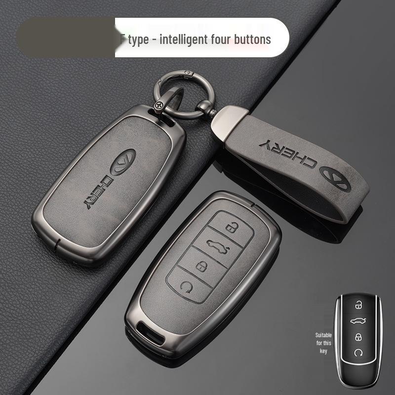 High-End Voll-Schlüsselhülle für Chery 5x, Tiggo 3x, Exeed TX, Tiggo 7 - Unisex Design