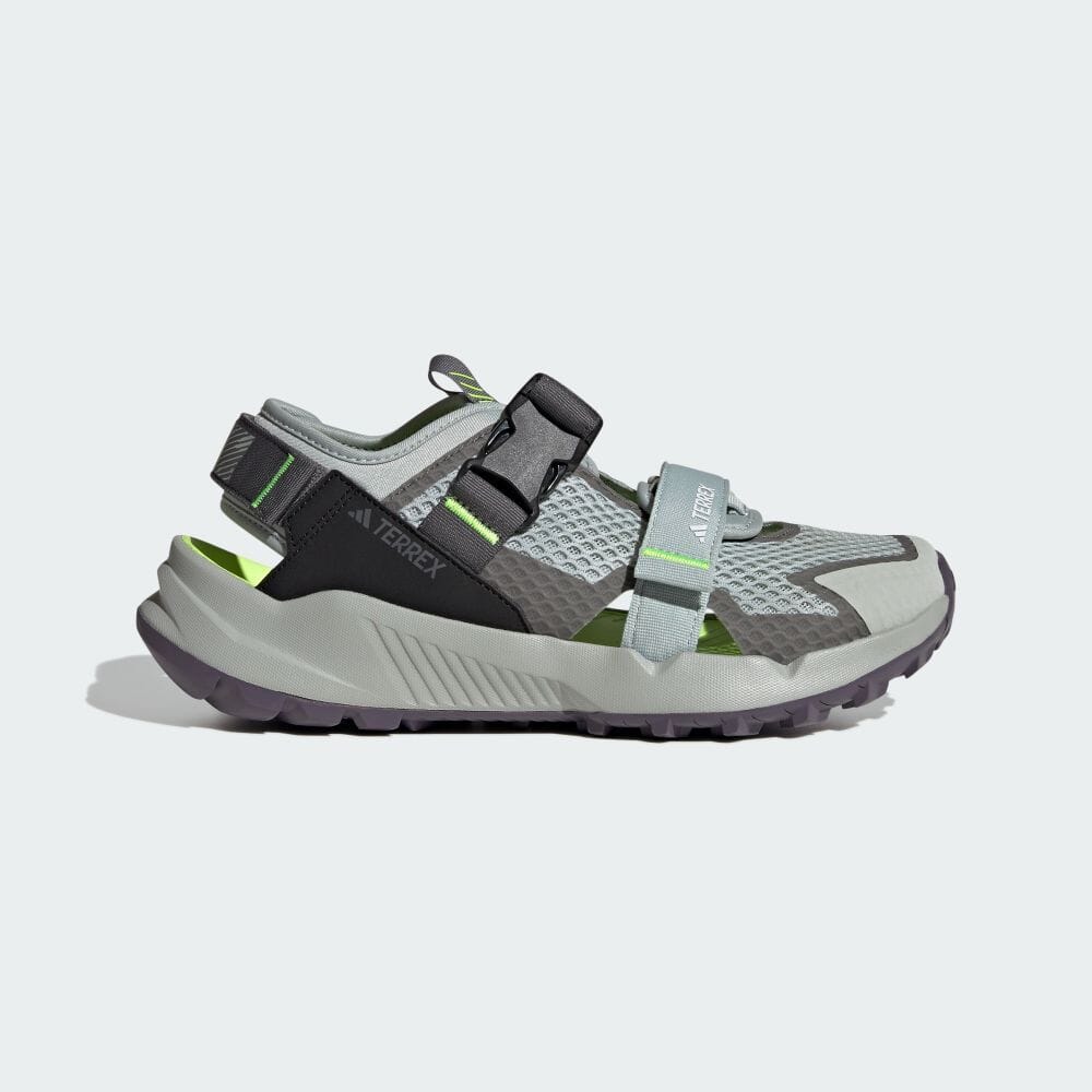 

Adidas TERREX HYDROTERRA AT SANDALS Wonder Silver Shoes & Footwear Sandals Unisex Outdoor Sports Sandals IF7598 Wonder Silver/Gray Four/Lucid Lemon