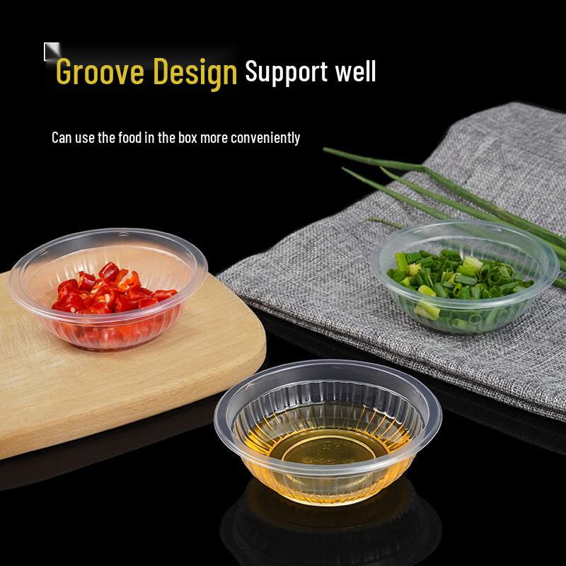 FANSUN Disposable Plastic Sauce Dishes