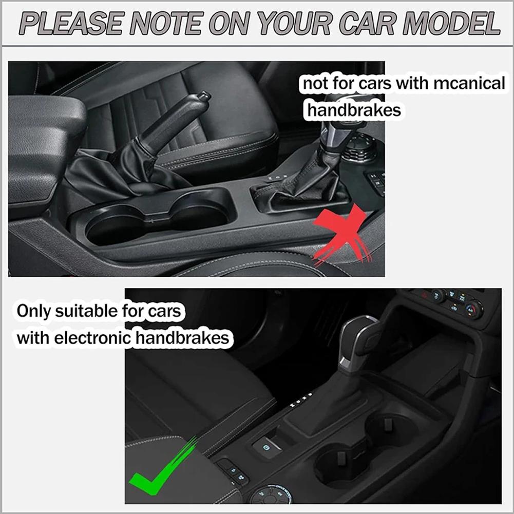 For Ford Ranger Everest 2025 Electric Handbrake Car Armrest Storage Box Tray Console Organizer Holder Auto Interior Accessories