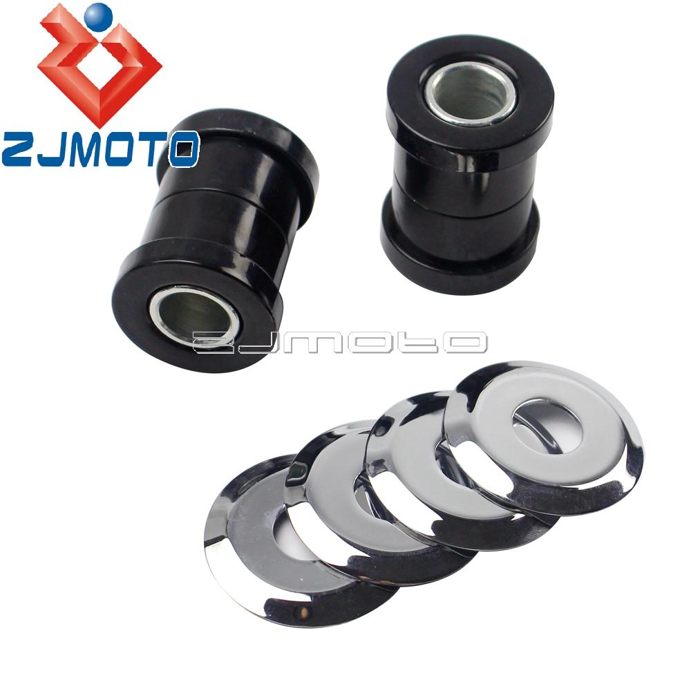 1 Set Handlebar Riser Bushings For Harley Big Twins 1973-2017 Bar Riser Bushings Sportster XL 883 1200 Sport Custom 73-2003 чёрный