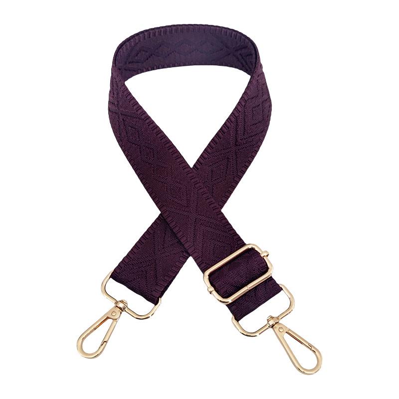 3,8 cm Diamantprydd Enfärgad Bred Axelrem/Axelremsväska för Väskor