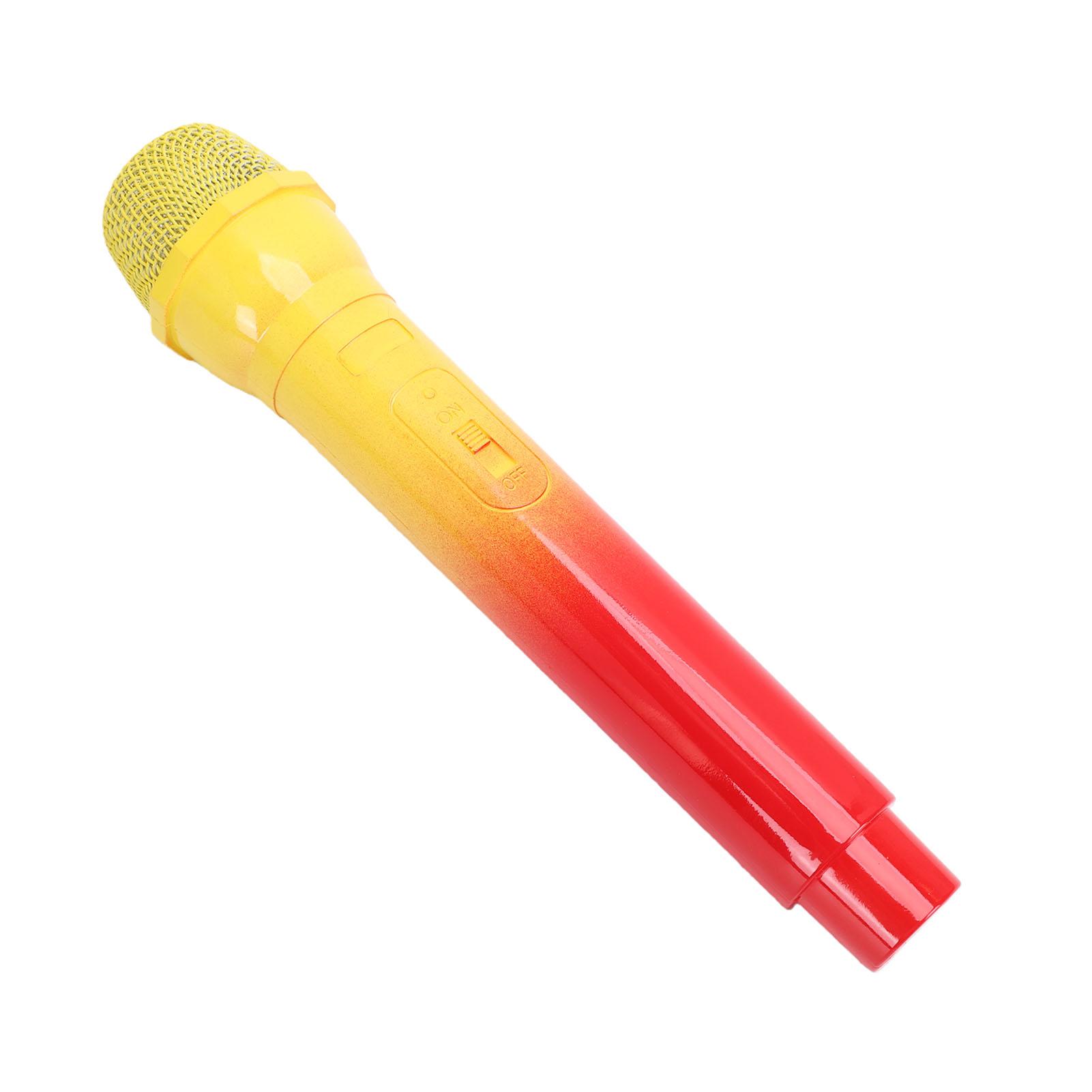 

Realistic Microphone Gradient Color Lightweight Plastic Mic Prop for Speech Training Costume Prop