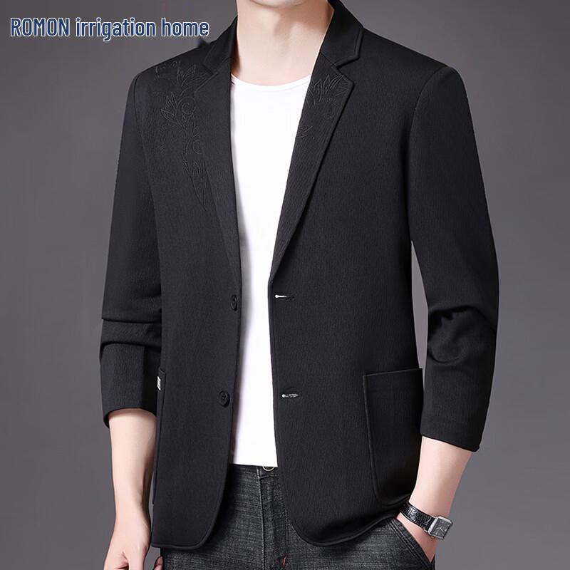ROMON Men s Business Casual Suit Jacket 4XL