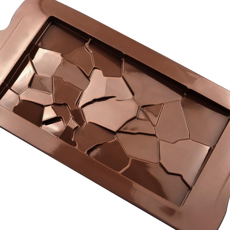 Silicone Chip Shape Chocolate Chip Mold Waffle Pudding Baking Tool Mold Clever Baking Tool Cake Decoration