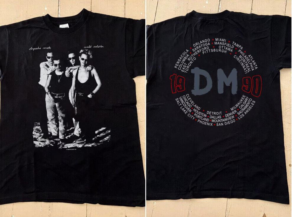 

Depeche Mode World Violation 1990 Tour Concert TShirt Unisex T-Shirt XXXL