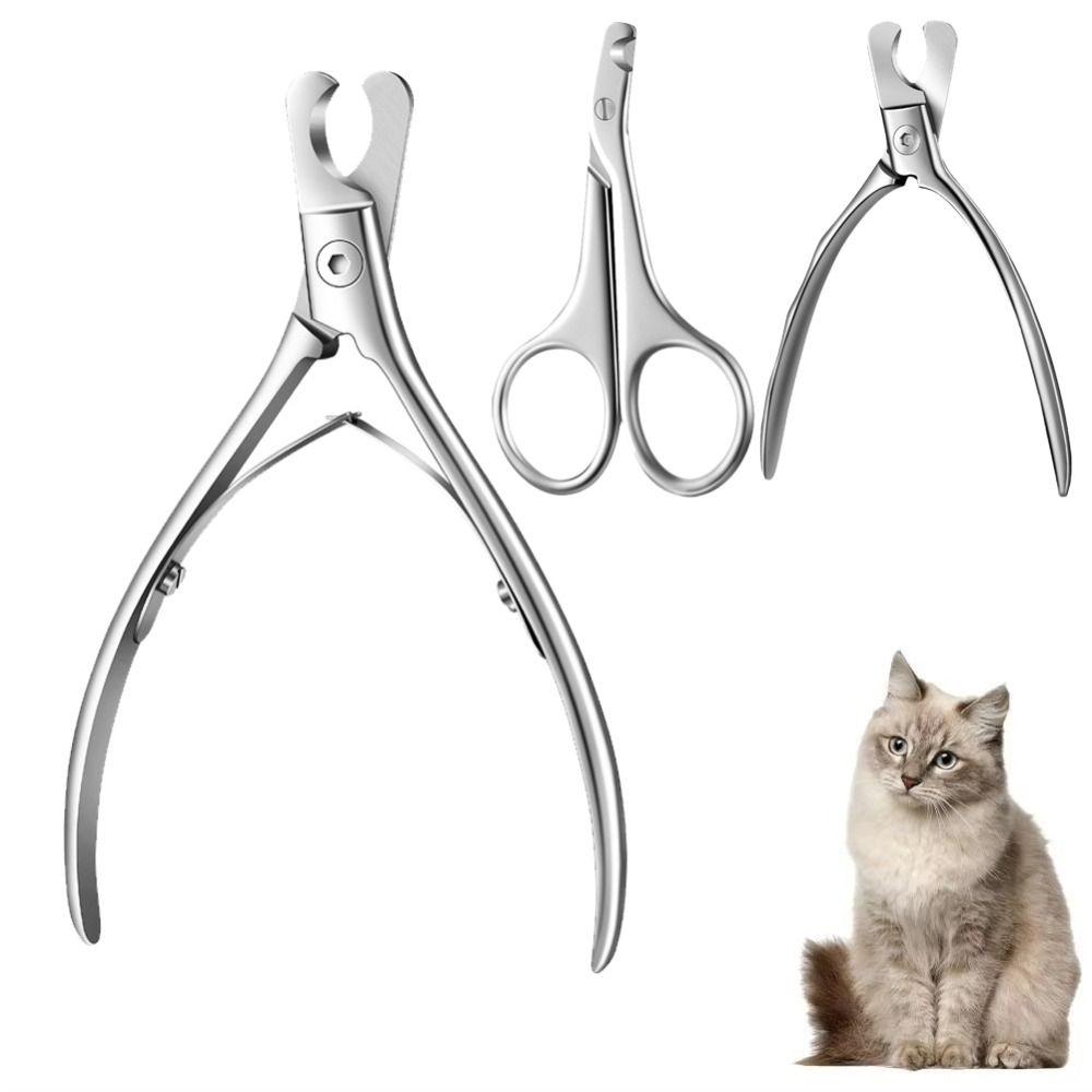 Stainless Steel Dog Nail Cutter Heavy Duty Pet Grooming Tool Pet Nail Clippers Small Dogs