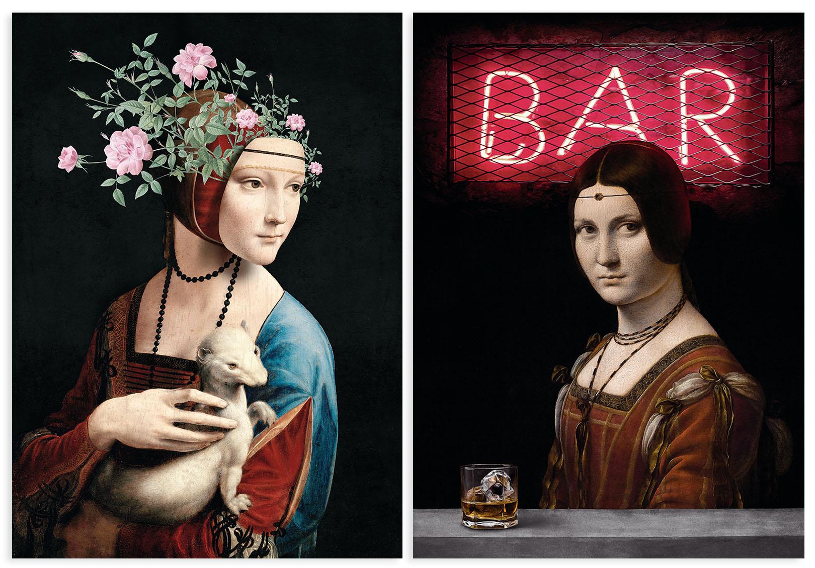 

Набір з двох плакатів да Вінчі 21x29,7 cm A4