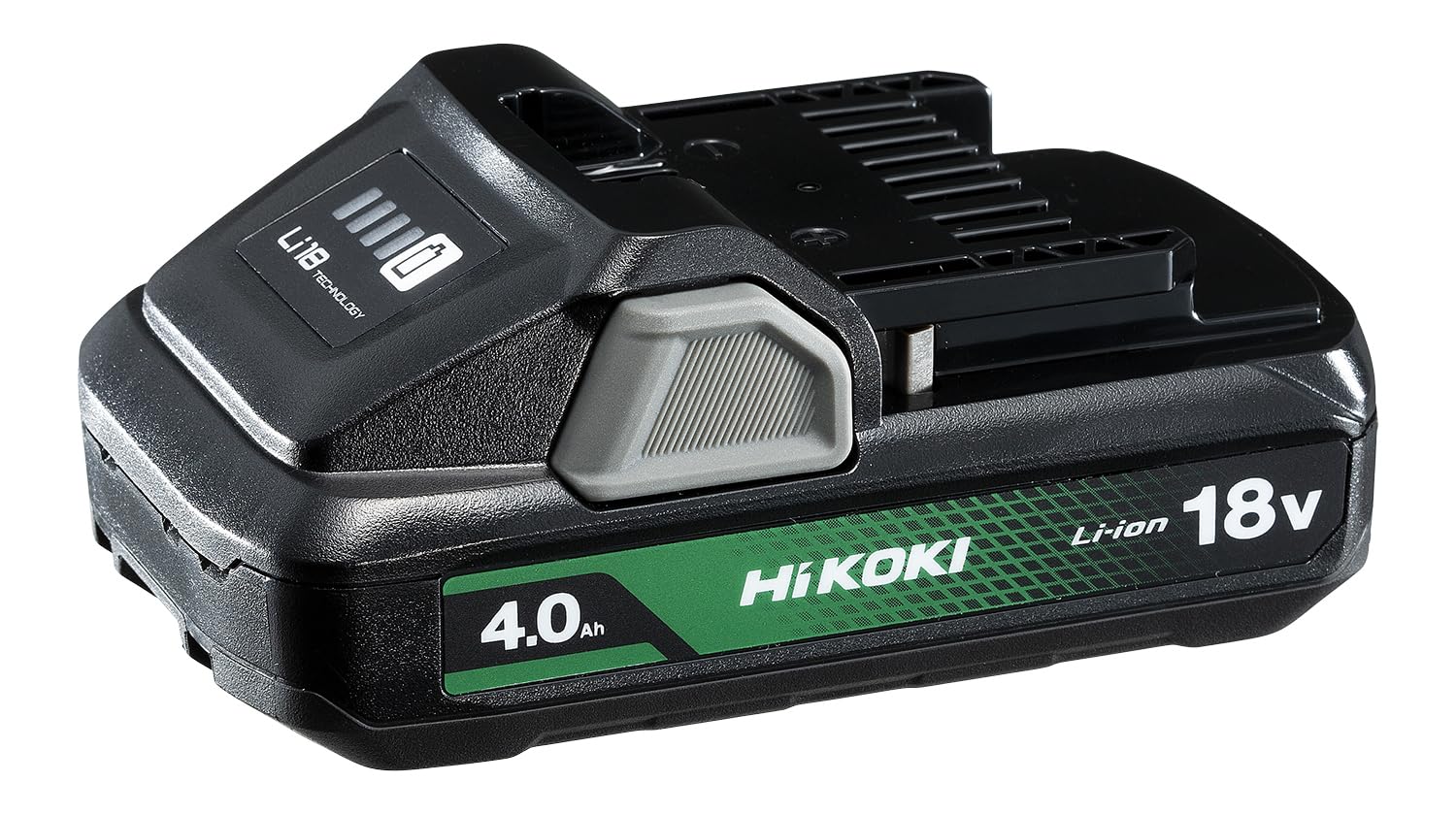 Batterie lithium-ion mince HiKOKI 18 V avec témoin de puissance restante BSL1840M 4,0 Ah 0037-8677