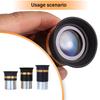 4/10/23mm Optical Lens Astronomy Telescope Eyepiece High Definition Telescope Eyepiece Lens 4/10/23mm Optical Lens