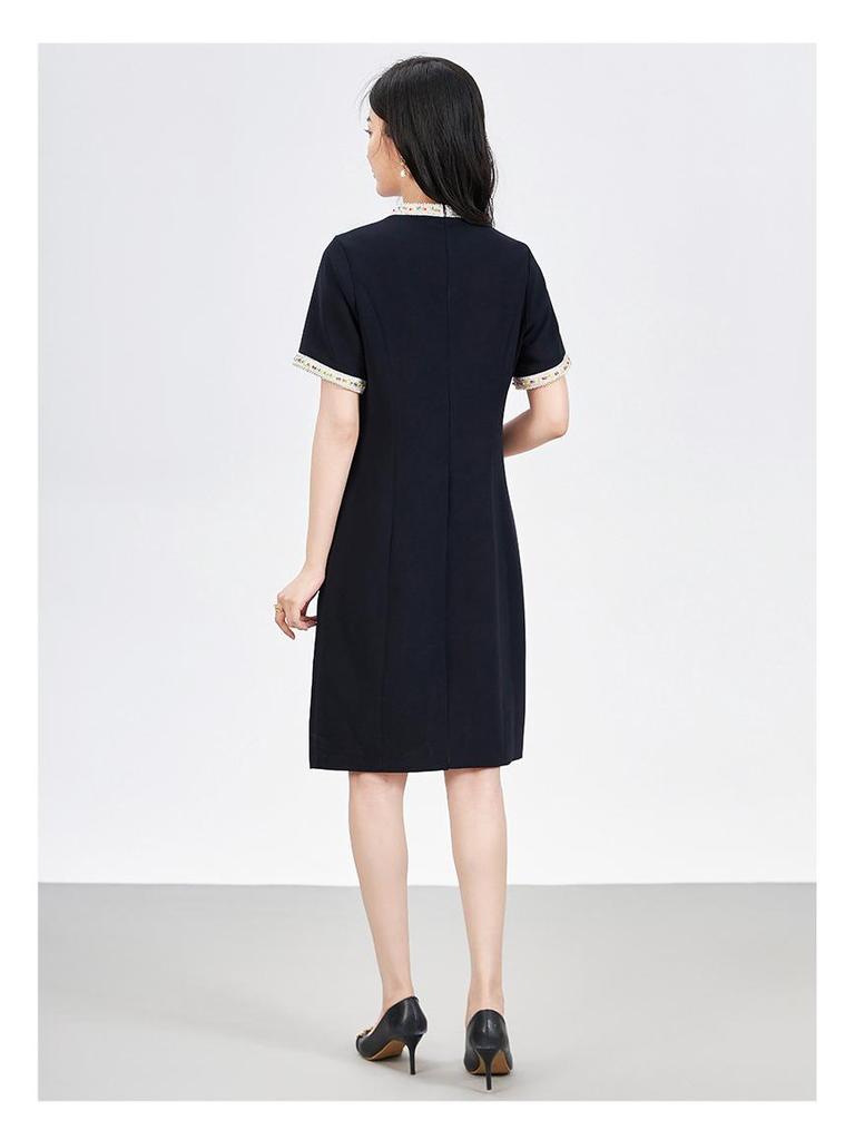 Beaded Luxury Waist-Hugging Dress – Noble Socialite Style for Women