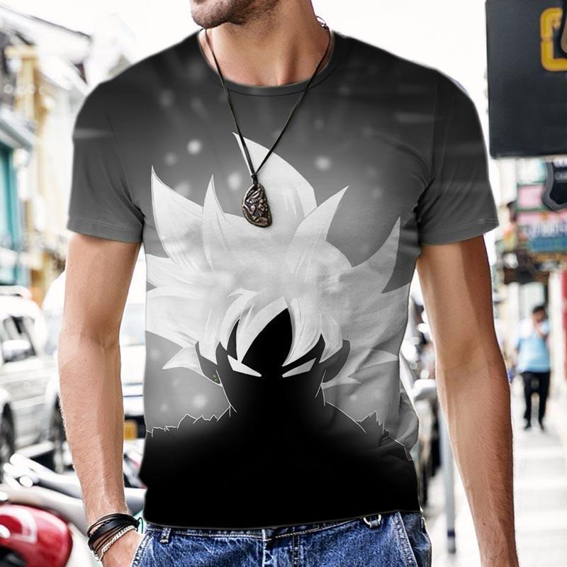 2026 Summer Dragon Ball Retro Fitness T-shirt Men's Oversized 3D