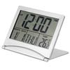 1 Pieza Portátil Plegable Viaje Reloj Despertador LED Digital Temperatura Calendario Repetición