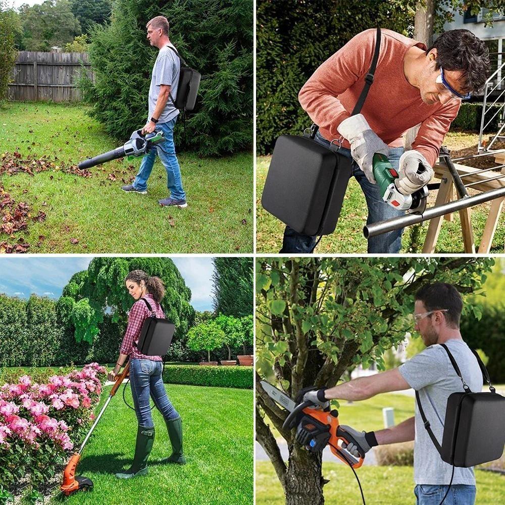 Yofidra 2 IN 1 Battery Backpack Portable Power Supply&Charger. 4 Charging Port,4X RUN TIME,fit for 18-20V Battery