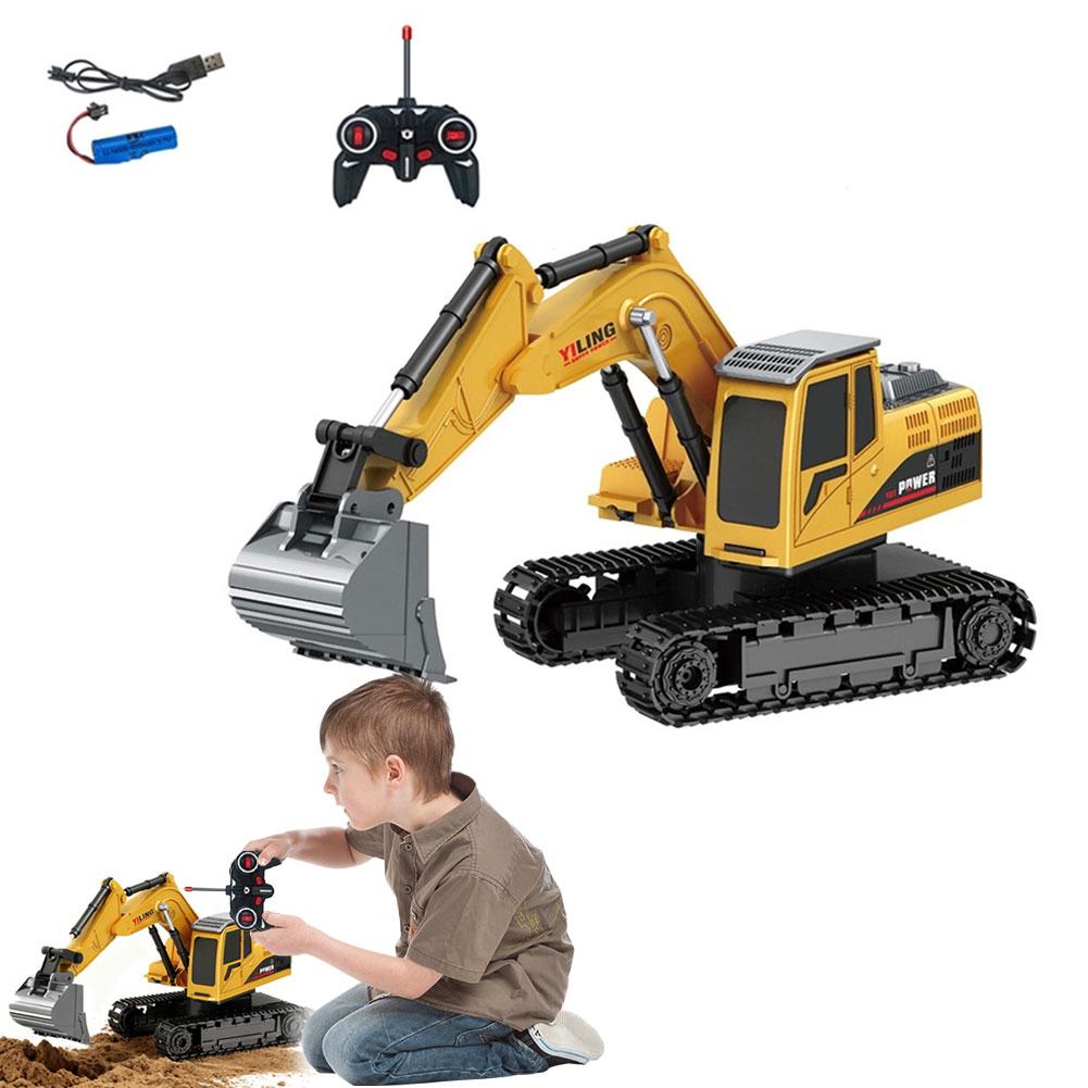 2.4G Excavator RC CAR Remote Control Engineering Dumper Vehicle Crawler Truck Bulldozer Toys Truck Bulldozer Electric Car