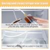 5Pcs Refrigerator Drain Clean Brush Wash Brush Suction Syringe Hose Fridge Cleaner Stick Dredge Tool 1.5M Drain Hole Kit MYY