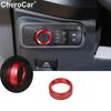 Red Headlight Switch Knob Trim Ring Cover for Ford Bronco & Sports/F150 -25