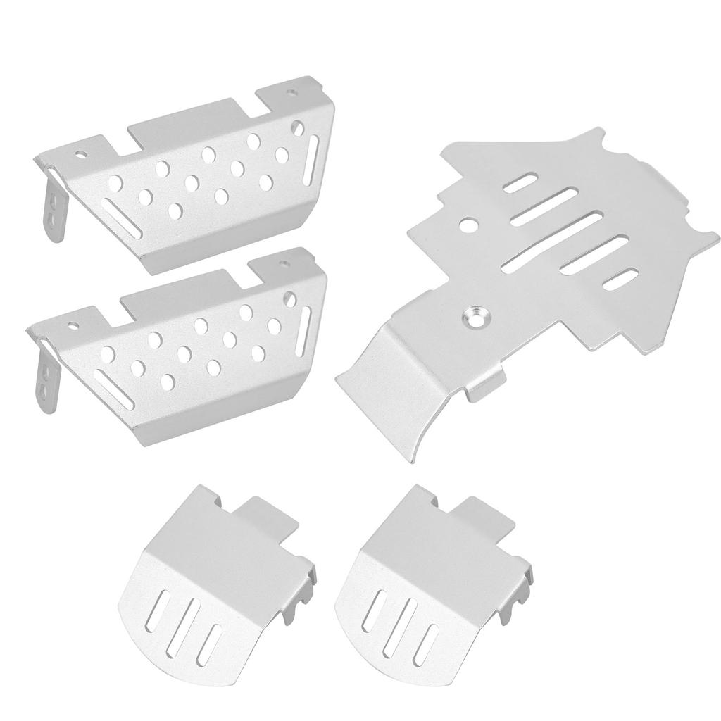 5Pcs/Set Chassis Armor Protective Plate Aluminium Alloy Guard Fit for TRAXXAS/TRX?4/TRX4 RC Car