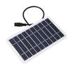 2W 5V Kleines Solarpanel Monokristallin DC5521 Ausgang Wasserdicht Staubdicht Tragbar Mini-Solarpanel für 3,7-5V Batterie