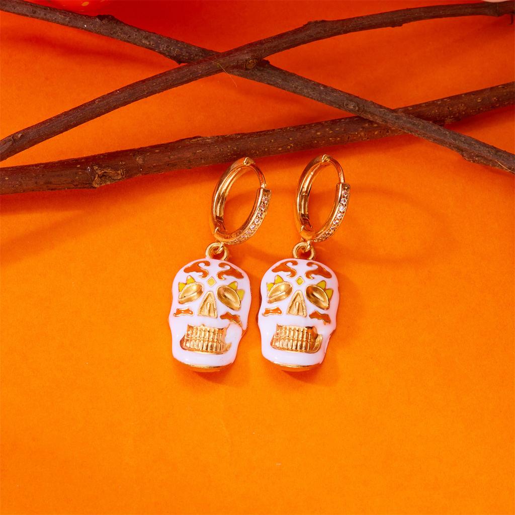 New Halloween   Pumpkin  Cat Earrings for Women