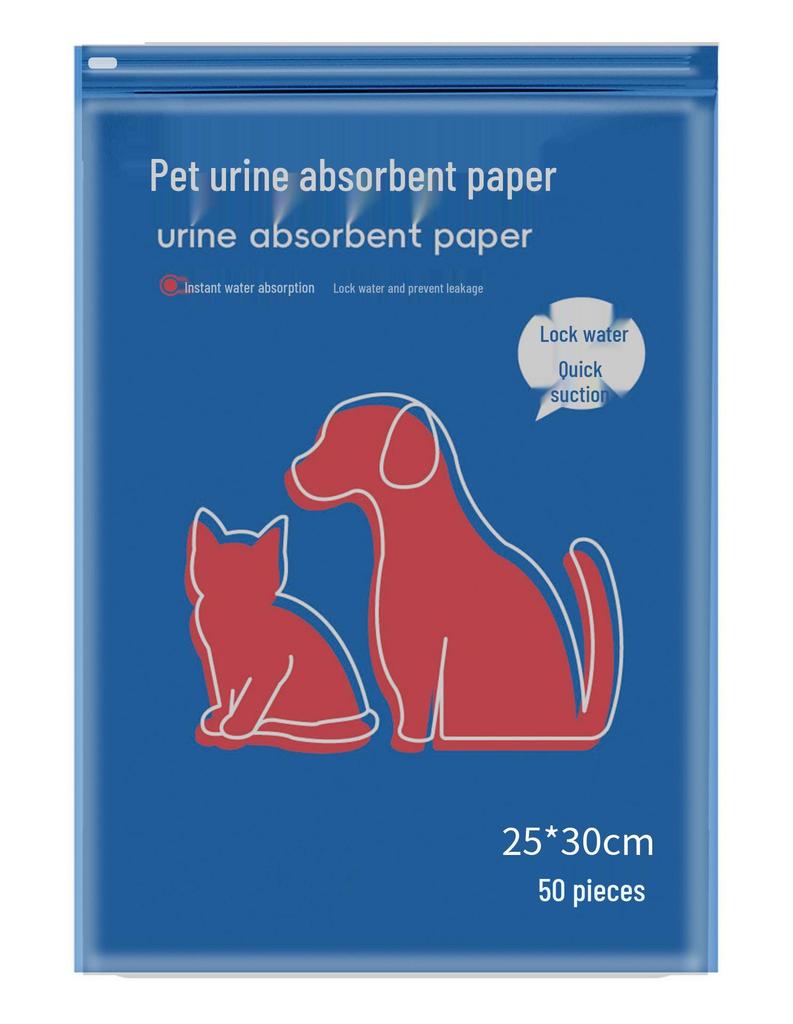 Quick-Dry Pet Pee Pads - Absorbent Urine Wipes for Cats & Dogs