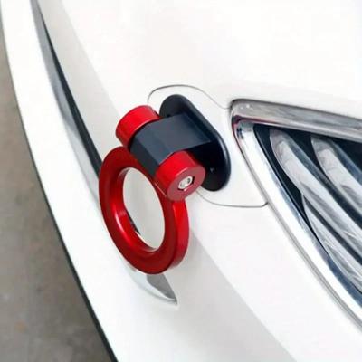 Mehrfarbige Autoanhängerhaken, Aufkleber, Dekoration, Auto, hinten, vorne, Anhänger, Rennring, Fahrzeug-Abschlepphaken mit Schraubenschlüsseln