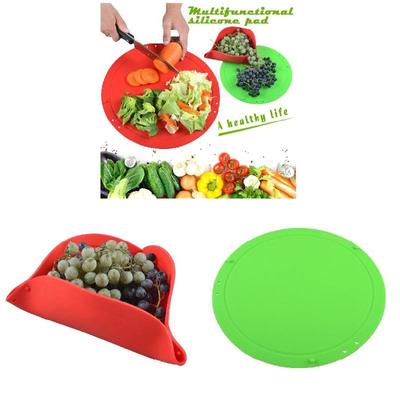 Flexible Chopping Board Kitchen Vegetable Fruit Chicken Meat Cutting Silicon Mat