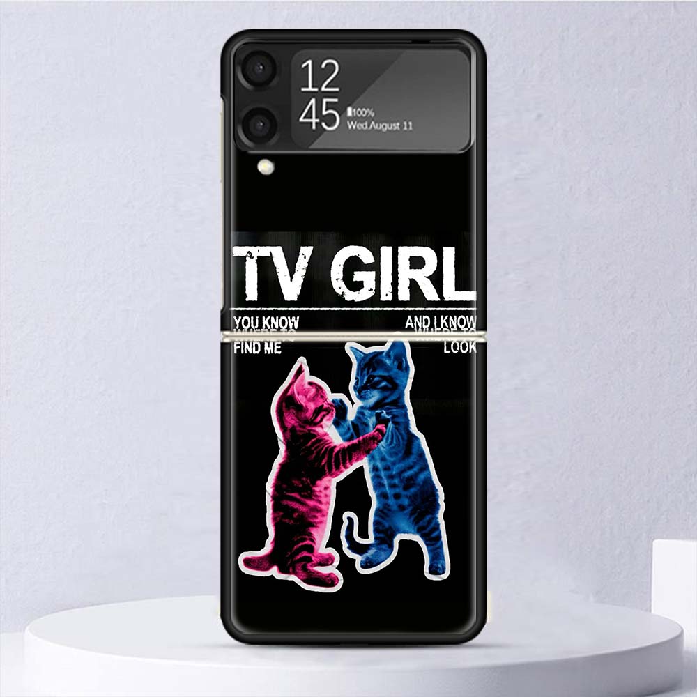 

TV Girl Album Shockproof Case For Samsung Galaxy Z Flip 7 6 5 4 3 5G Phone Cover Z Flip3 Flip4 Flip5 Flip6 Flip7 Shell Samsung Z Flip 6