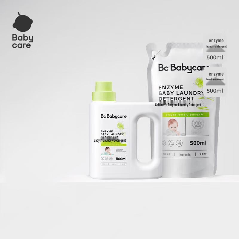 Babycare Детский стиральный порошок с энзимами Цветочный комби-набор