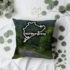 N-Nurburgring Race Track Car Cushion Cover For Sofa Car Office Cafe Soft And Comfortable Double-Sided Printing Pillow Cover