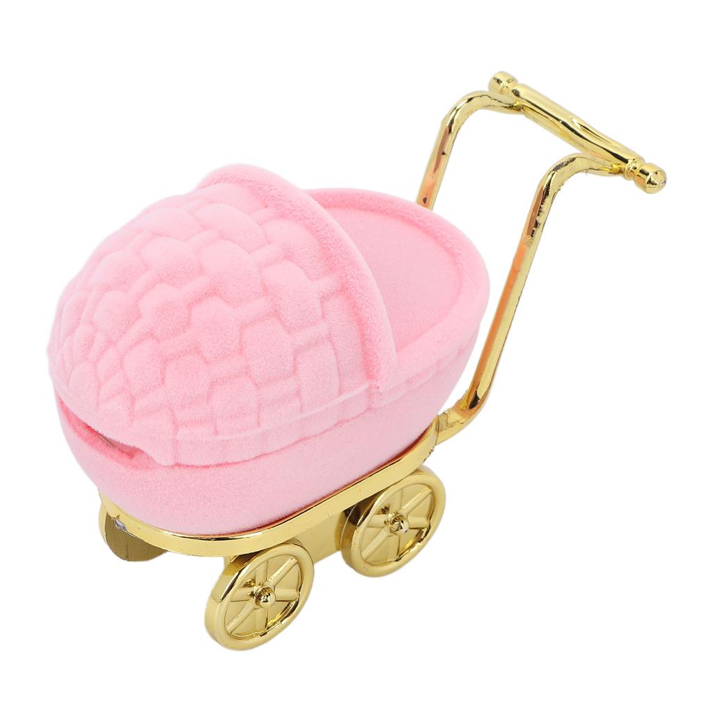 Baby Carriage Jewelry Box Personalized Jewelry Gift Organizer Earrings Necklace Packaging CasePink