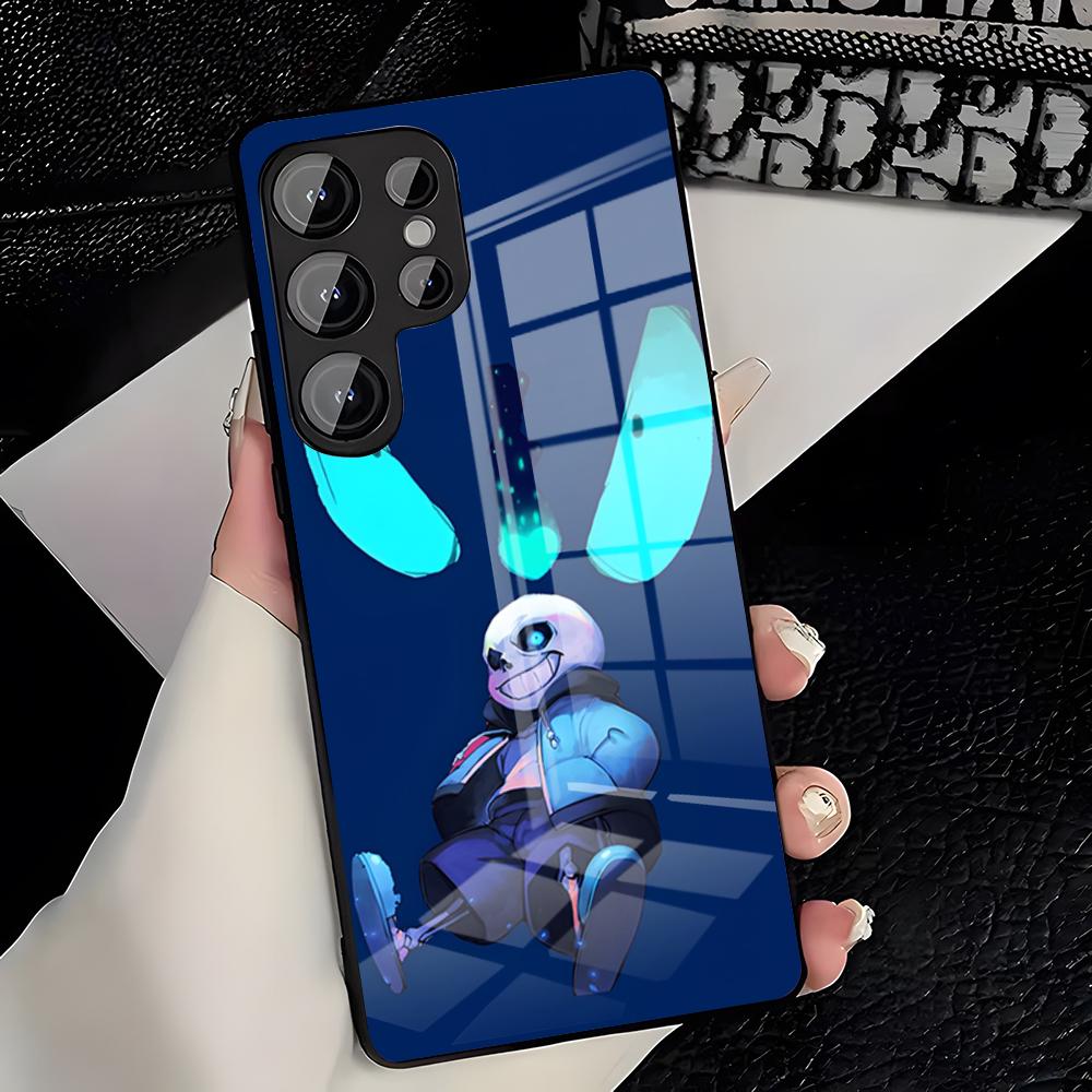 Sans Undertale Phone Case For Samsung A25 A13 A33 5G A54 A36 A35 A56 A52 A14 Shockproof Glass Cover