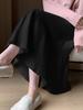2025 New Women's High Waist Knitted A-line Pleated Midi Skirt for Autumn/Winter