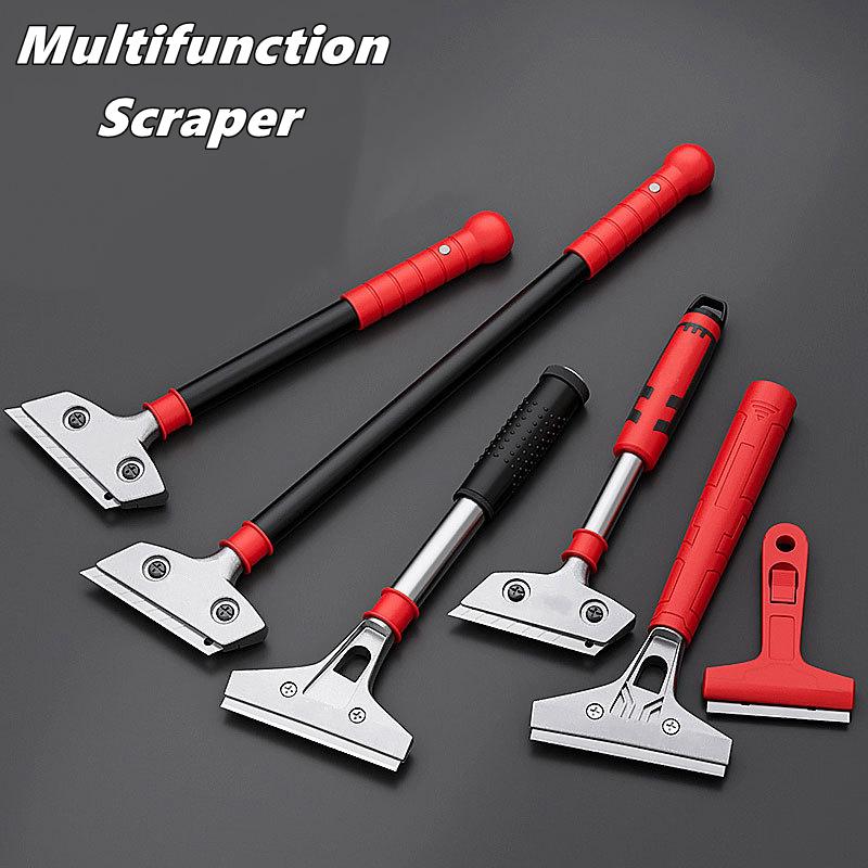 Multipurpose Scraper Blade Kit - Wall Spackle Remover, Caulk Cleaner, Grout Scraper & Initial Multifunctional Cleaning Shovel