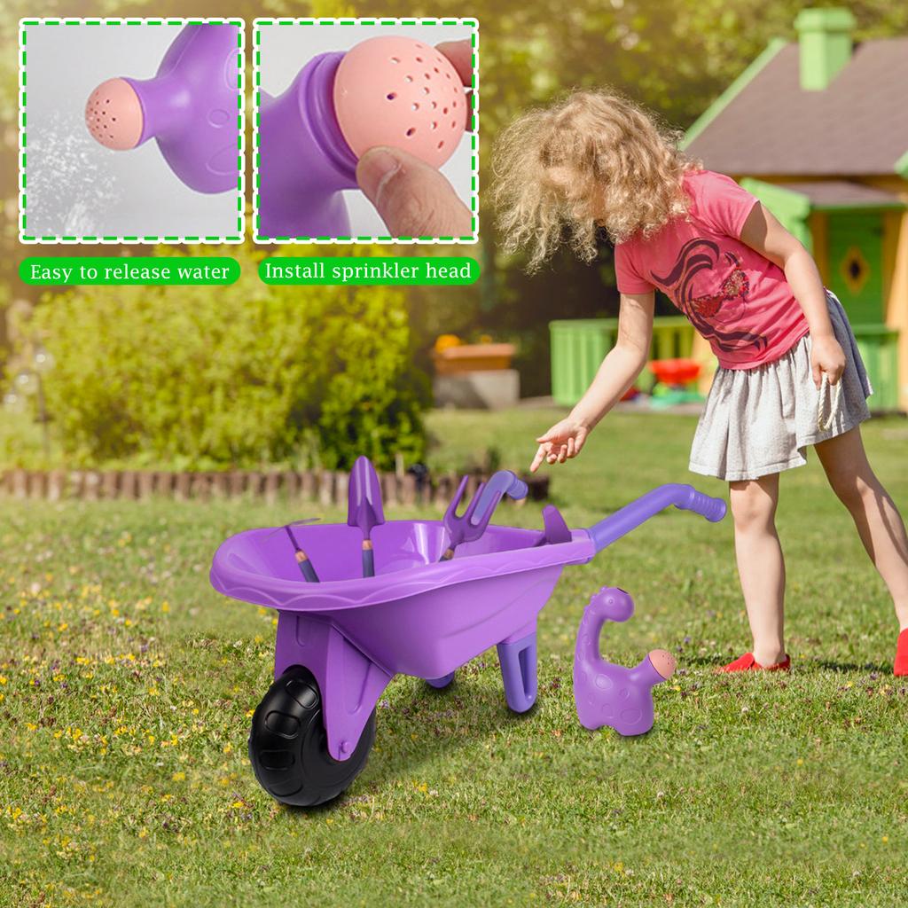 Kids Pretend Gardening Tool Set For Role Play Parent Child Interactive Outdoor Play Toy