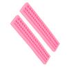 2Pcs Silicone Mold Long Pearl Necklace Shape Easy Demoulding Flexible Soft Baking Mold for Cake Fondant Chocolate