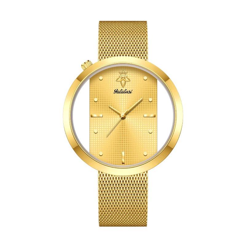Yalalusi Fashion Trend Personality Hollow Ladies Watch Couple Watch Quartz Women s Watch
