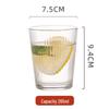 Versatile Ribbed Lead-Free Glass Tumblers, 265ml, Set of 6
