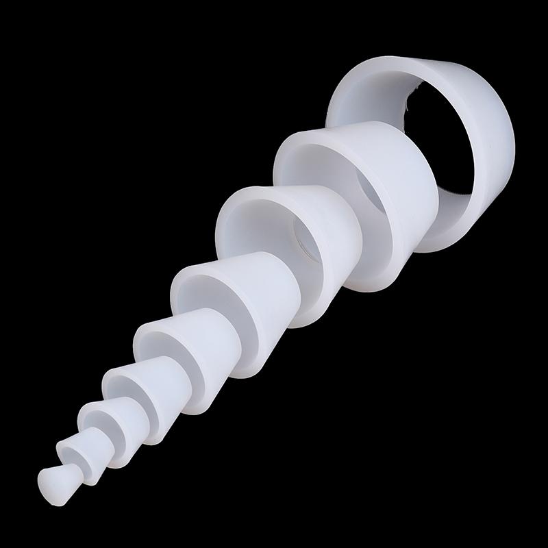 9 Bucăți Suport Sticlă cu Ventuză Con de Filtrare din Cauciuc Dop Neted Ansambluri de Filtrare Adaptor Dop Conic din Silicon Pâlnie