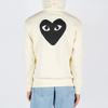 Comme des Garçons PLAY CCOMME des GARCONS PLAY Zip Hoodie Big Black Heart 'Beige' Men's AZ-T254-051-3