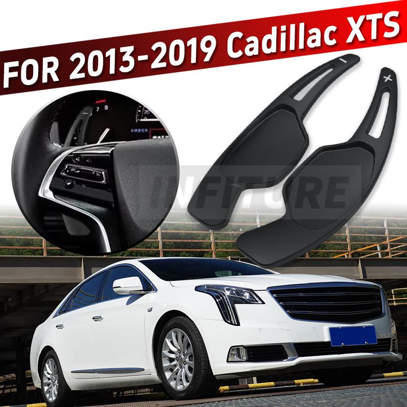 Sandblasting Anodic Oxidation Shift Paddle Extension For Cadillac XTS 2013-2019 Lightweight 6061 Aluminum Steering Wheel Gear Shifter Upgrade Part