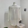 C S In The Room Uji Sheer pIntuCk Wrap Long Sleeve Shirt 3 Color C