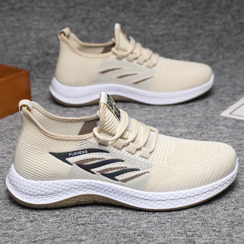 Summer New Men's Shoes Sports Shoes Breathable Casual Shoes Men's Soft-soled Walking Shoes Versatile One-pedal Lazy Shoes