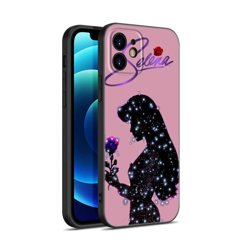 Selena Quintanilla Phone Case For Apple iPhone 13 12 Mini 11 Pro XS Max XR X 8 7 6S 6 Plus SE 2022 2020 5S 5 Soft Black Cover