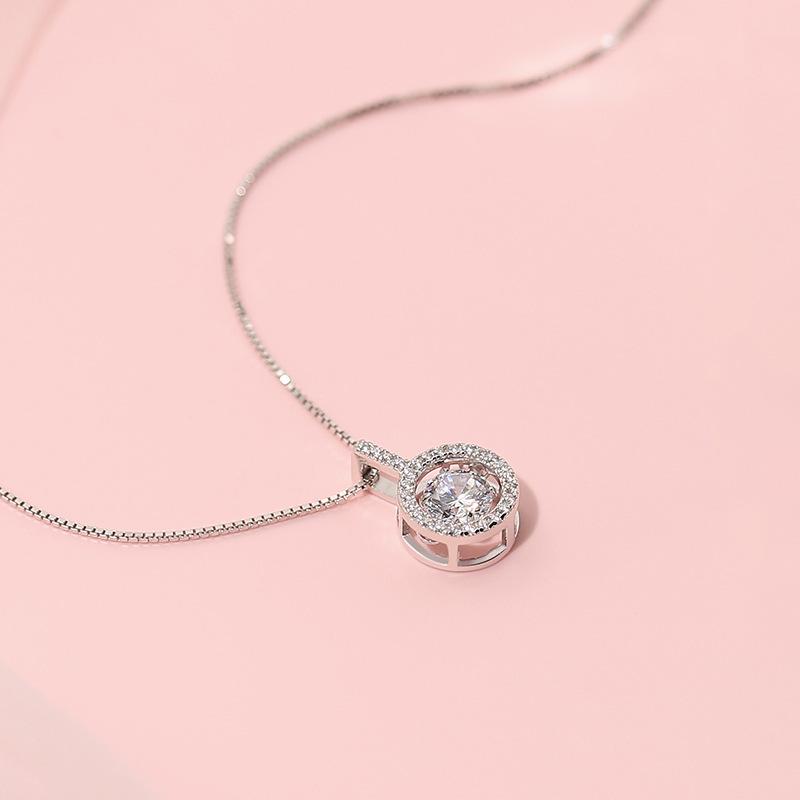 S925 Silber Lebendiges Halsband: Koreanische Clavicle-Kette mit Anhänger - Perfektes Weihnachtsgeschenk für Sie