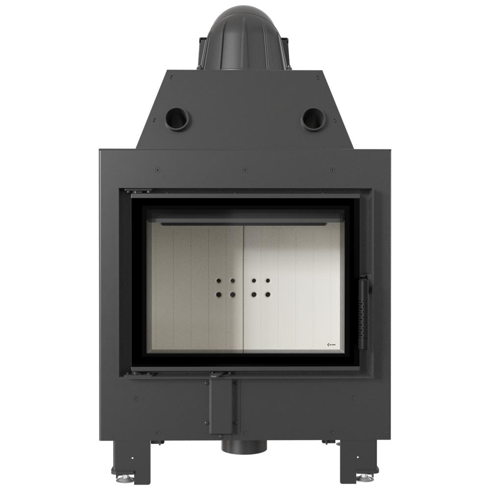 Steel fireplace KRATKI MBM 10 kW Ø 200