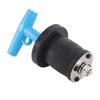 Boat Drain Plug Rubber Excellent Sealing Effect T Handle Marine Drain Plug for Ships Yachts 52 to 75mm Drain Holes